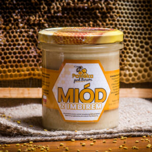 Miód wielokwiatowy z imbirem 410 g