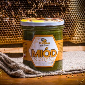 Miód wielokwiatowy z miętą 410g