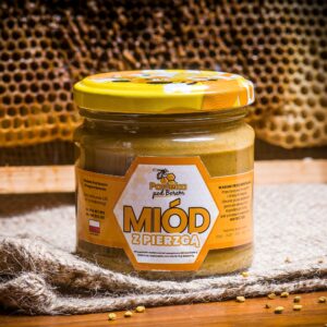 Miód wielokwiatowy z pierzgą 230 g