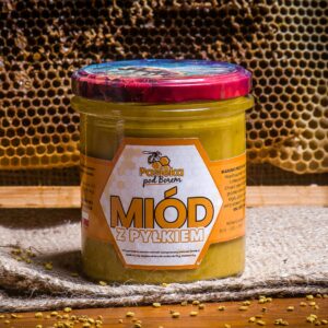 Miód wielokwiatowy z pyłkiem 410 g